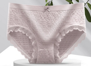 3 Packs Women Sexy Cotton Underwear Lace Briefs