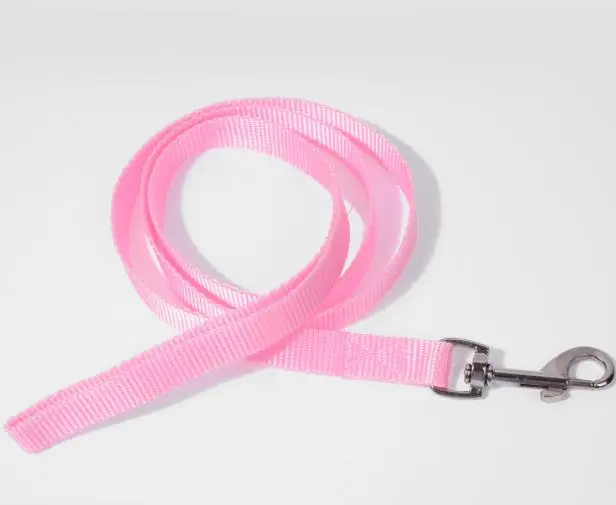 Manufacturer wholesale pet dog traction rope multicolor colorful nylon traction belt out dog traction rope