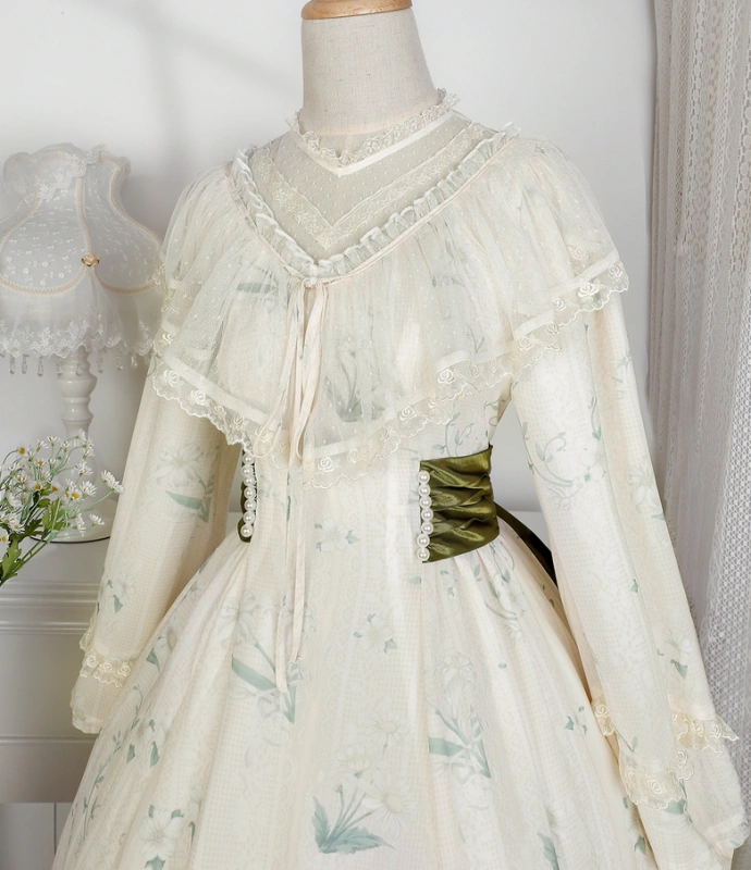 Original design new long sleeve lovely women's Lolita Dress without hat