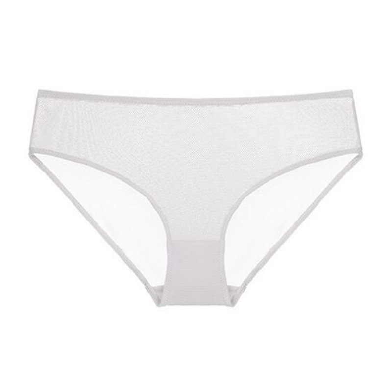 the new super sexy smooth face cutout transparent panties ladies erotic seduction low-rise simple briefs