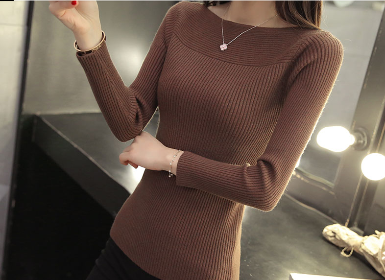 2 PCs 2022 Spring Casual Long Sleeve autumn Knitted Sweater Women Pullover Sweaters Korean Style Winter Slim White Pull Knitwear