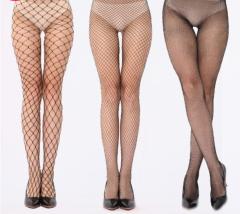 Fishing net pantyhose Sexy Fun black silk stockings hollow out high elastic anti hook silk female mesh bottomed pantyhose manufacturer wholesale