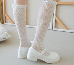 Lolita half calf socks female student Lolita sexy Lolita lace half tube socks JK fishing net socks medium tube socks