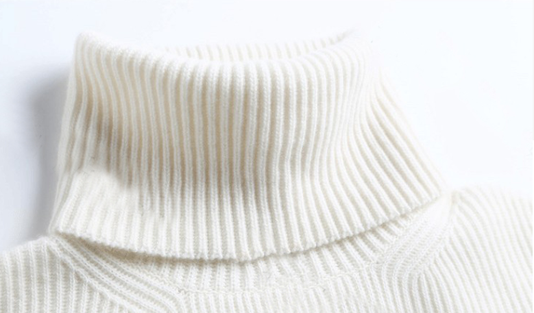 Wool Women's Sweater Autumn Winter Warm Turtlenecks Casual Loose Oversized Lady Sweaters Knitted Pullover Top Pull Femme