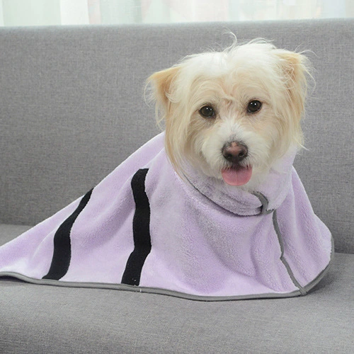 Water absorbent towel for pet dog and cat use quick bath towel large powerful water absorbent towel to dry bathrobe products