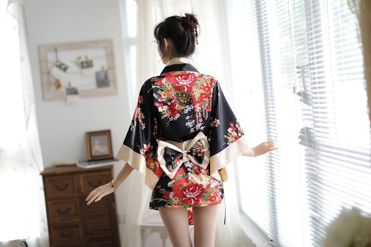New Japanese kimono seductive sexy lingerie cute playful role play