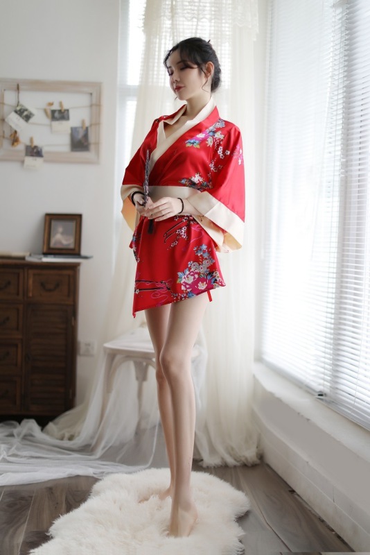 New Japanese kimono seductive sexy lingerie cute playful role play