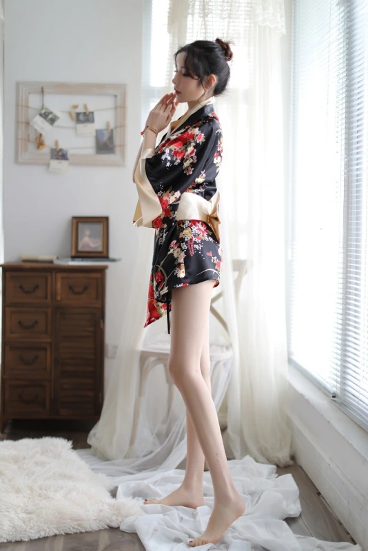 New Japanese kimono seductive sexy lingerie cute playful role play