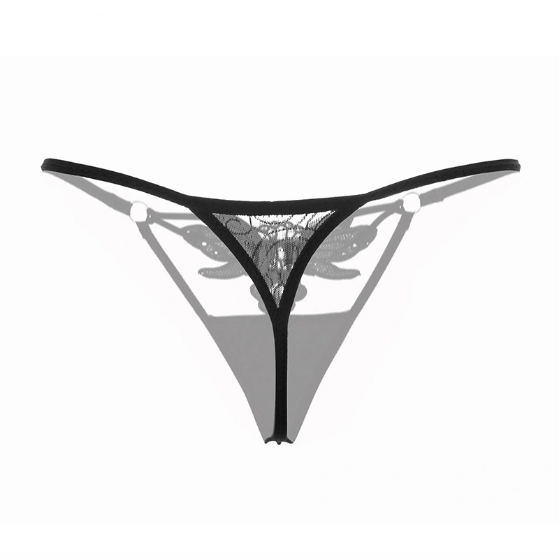 seduction fashion cutout thong sexy embroidered sexy panties real transparent beautiful hip lingerie women