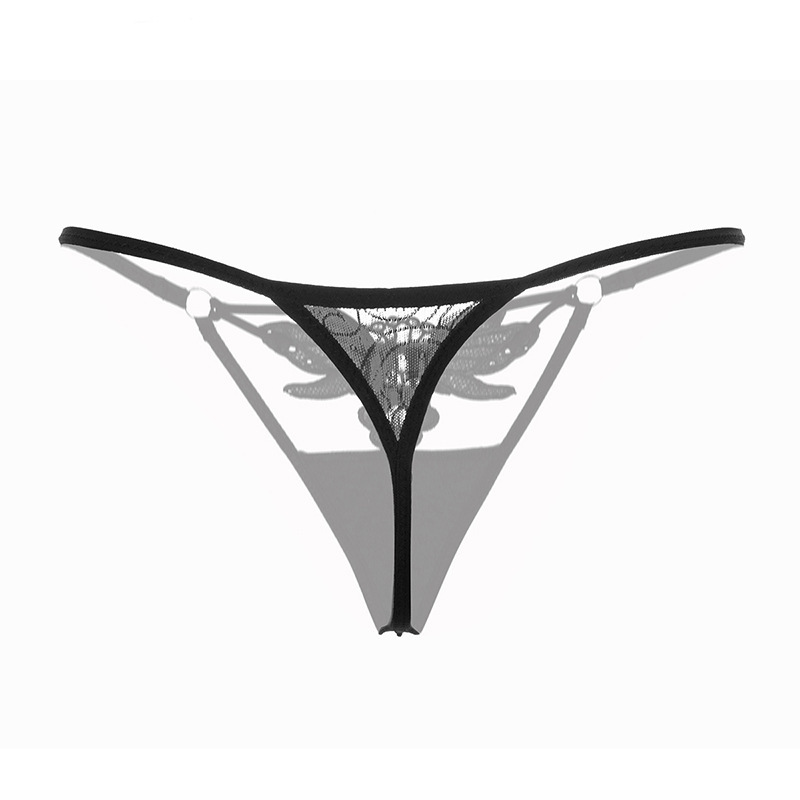 seduction fashion cutout thong sexy embroidered sexy panties real transparent beautiful hip lingerie women