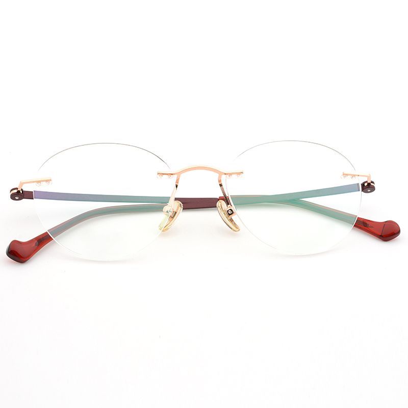 New Rimless Men's Glasses Eyewear Optical Frame