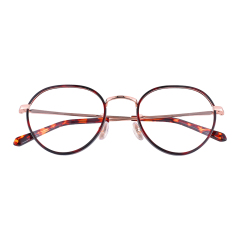 Classic Gold Wire Frame Glasses – Round Design