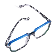 Men's Rectangular Oversized Blue Light Glasses