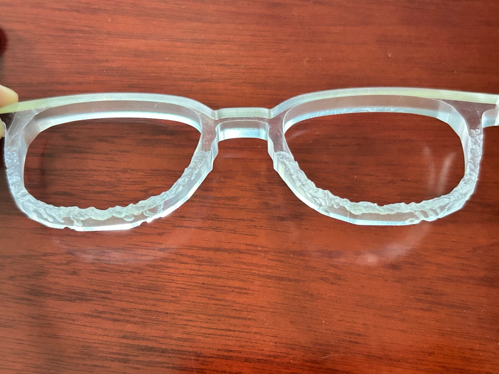 Customized Texture Finishing for Acetate Eyewear Frames
