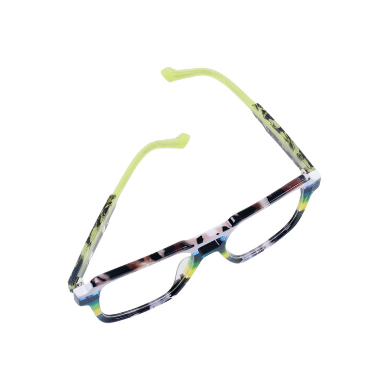 Rectangle Eyeglass Frames | Colorful Acetate Optical Frame