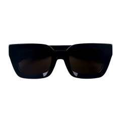 Oversized Sunglasses Black Square Frame