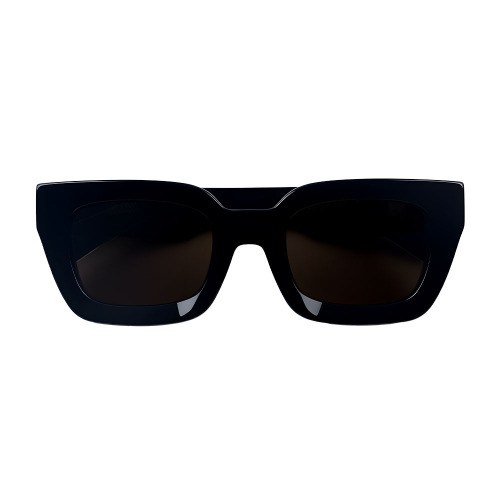 Oversized Sunglasses Black Square Frame