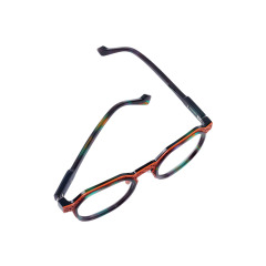 Acetate Eyeglass Frames Colorful Round Optical Frame