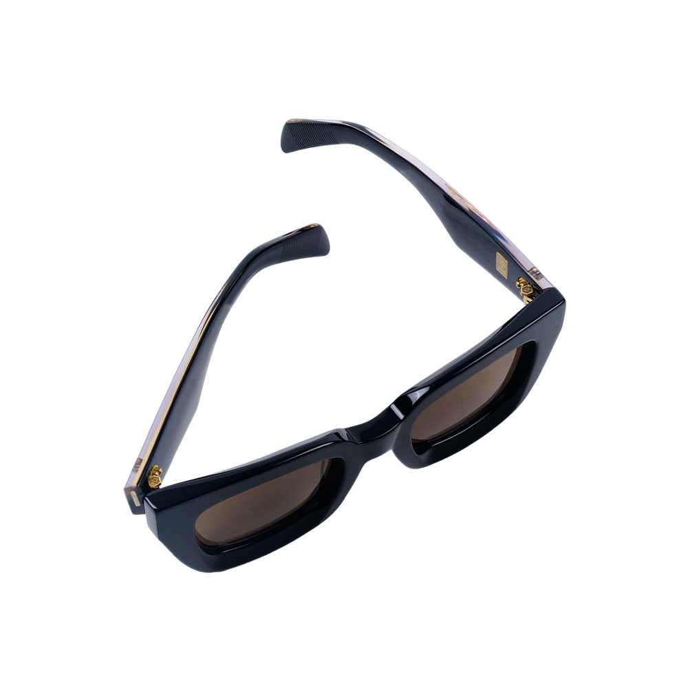 Oversized Sunglasses Black Square Frame