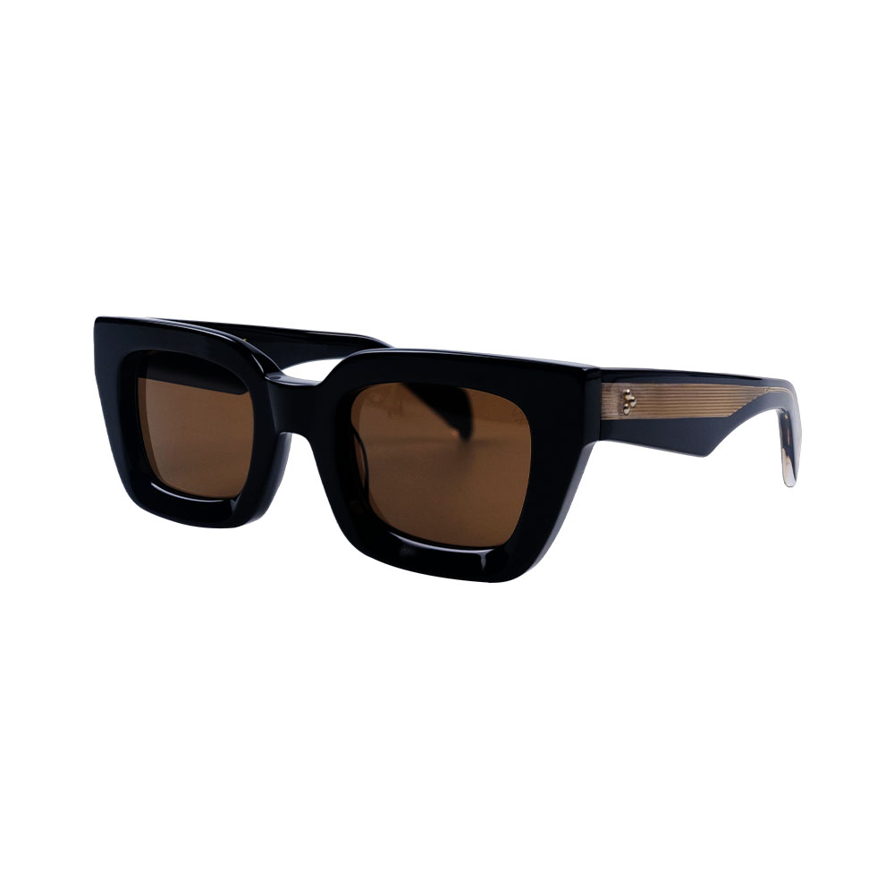Oversized Sunglasses Black Square Frame