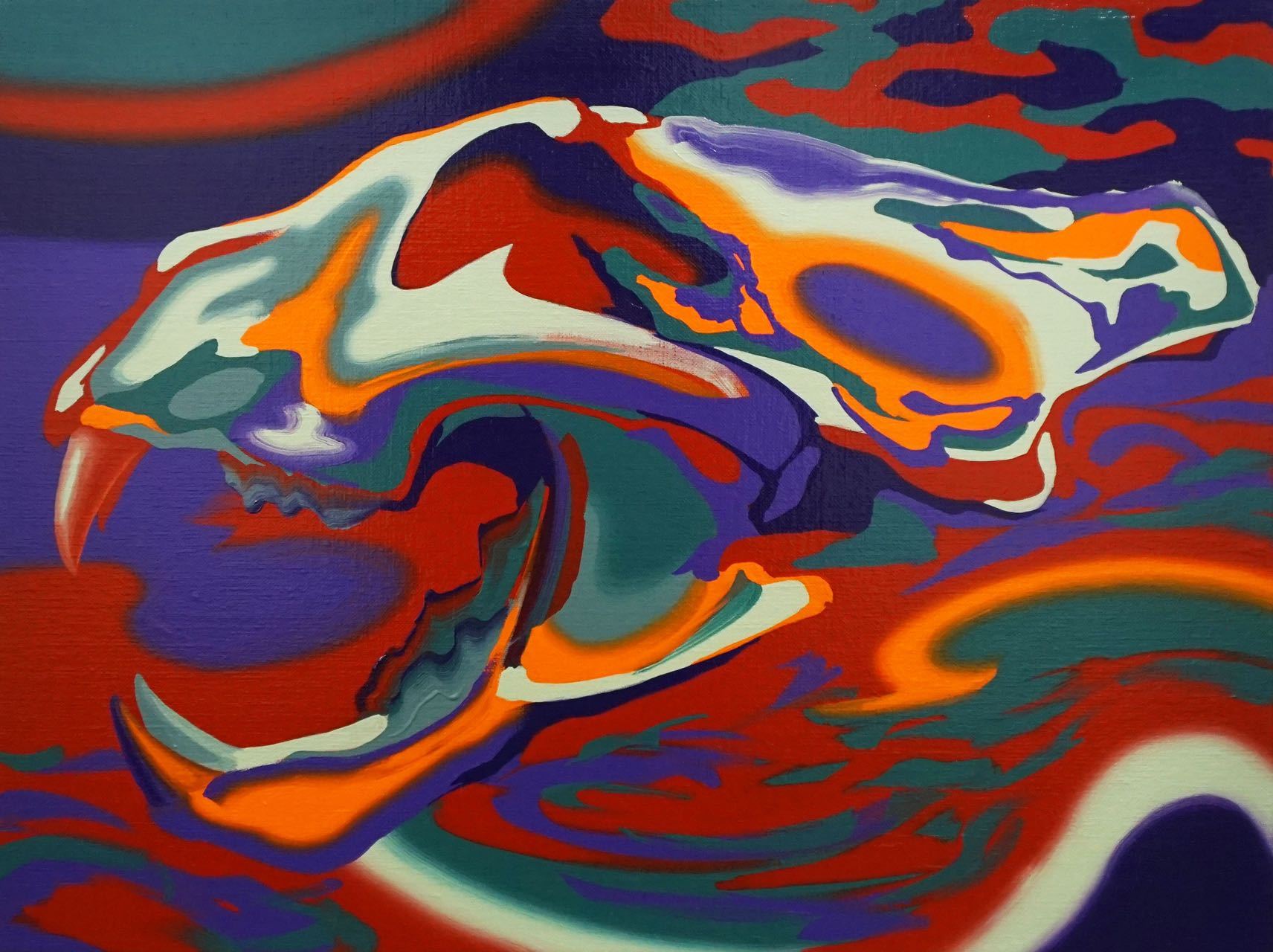 骷髏之虎 No.5 / Skull of Tiger No.5