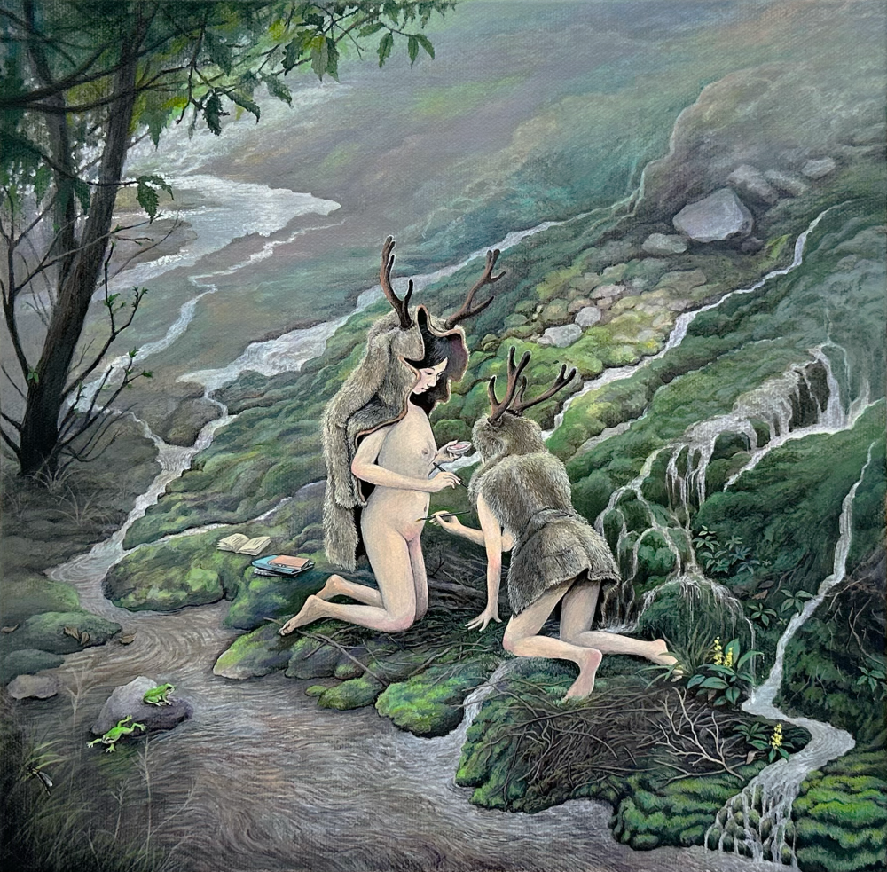 你看不到他們在彼此的皮膚上畫了什麼 / You can't see what they draw on each other's skin