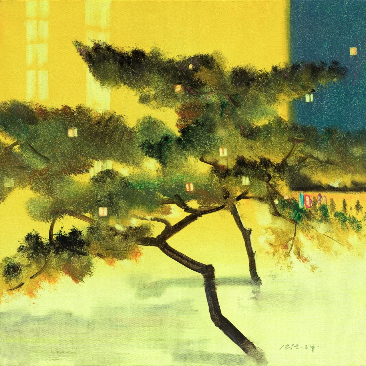 明窗松林 / Pine woods outside the bright window