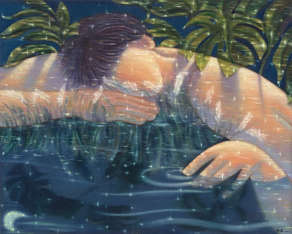 月亮靠岸 The moon by the shore