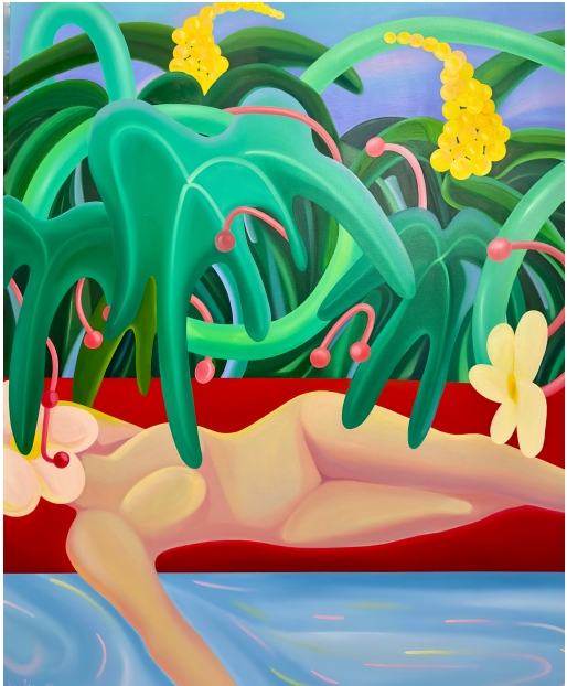 水邊休憩的阿芙羅狄  Aphrodite resting by the riverbank