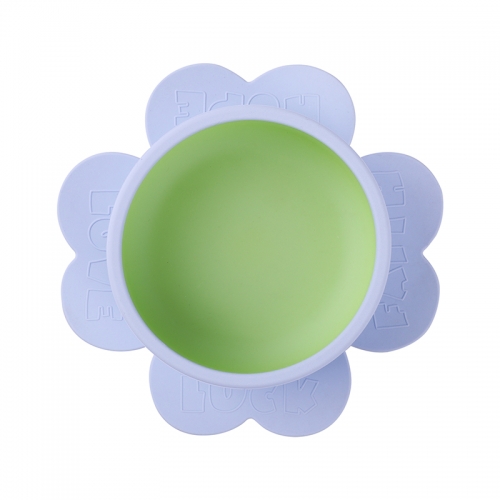 Multicolor Silicone Children Plate <br>(Clover，ODM&OEM available)