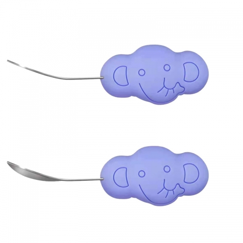 Silicone Children Spoon <br>(Elephant ,ODM&OEM available )