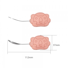 Silicone Children Spoon  (Lion,ODM&OEM available)