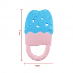 Multicolor Baby Teether (Ice Cream ，ODM&OEM available)