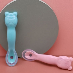 Silicone Children Spoon (Bear, ODM&OEM available)