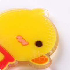 Multicolor Silicone Baby Teether   (Yellow Duck，ODM&OEM available )