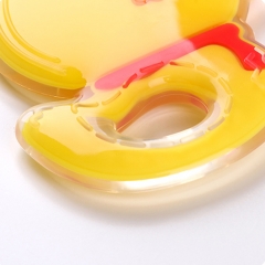 Multicolor Silicone Baby Teether   (Yellow Duck，ODM&OEM available )