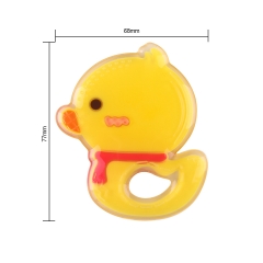 Multicolor Silicone Baby Teether   (Yellow Duck，ODM&OEM available )