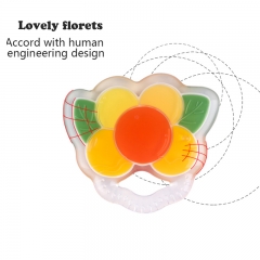 Multicolor Baby Teether (Flower，ODM&OEM available)