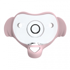 Silicone Baby Pacifier Pink (Elephant ，ODM&OEM available）
