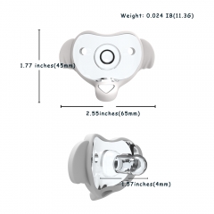 Silicone Baby Pacifier Grey(Elephant ，ODM&OEM available）