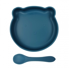 Silicone Children Dinner Plate (Cat，ODM&OEM available）