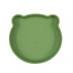 Silicone Children Dinner Plate (Cat，ODM&OEM available）