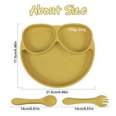 silicone baby plate (ODM&OEM available）