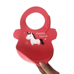 Silicone Red Baby Bibs in bulk (Wholesale Customized ,ODM&OEM available）