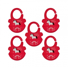 Silicone Red Baby Bibs in bulk (Wholesale Customized ,ODM&OEM available）