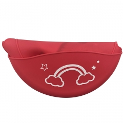 Silicone Red Baby Bibs in bulk (Wholesale Customized ,ODM&OEM available）