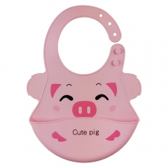 Silicone Cute Baby Bibs in bulk (Wholesale Customized ,ODM&OEM available）
