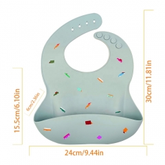 Silicone Baby Bibs in bulk (Wholesale Customized ,ODM&OEM available）