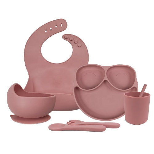 Silicone Baby Frog Dinnerware Set <br>(ODM&OEM available）