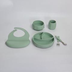 Silicone Pumpkin Tableware Set of 6(ODM&OEM available）